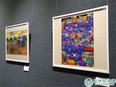 紀念改革開放40周年昆明市農民畫作品展在市博物館開幕